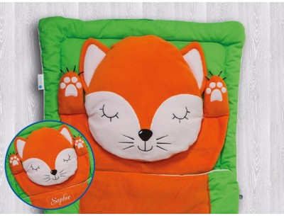 Nap Mat with Pillow and Blanket, Personalized Preschool Sleeping Bag